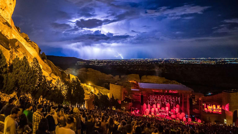Red Rocks Concerts under the stars